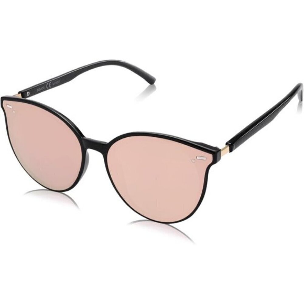 ⚡SOJOS Womens Pink Trendy Classic Round Retro Vintage Large Frame Sunglasses